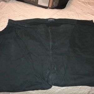 Green stretchy jeggings